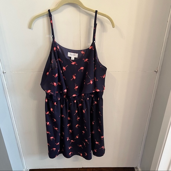 Elle Ladies Flamingo Dress with Adjustable Straps - Picture 3 of 11